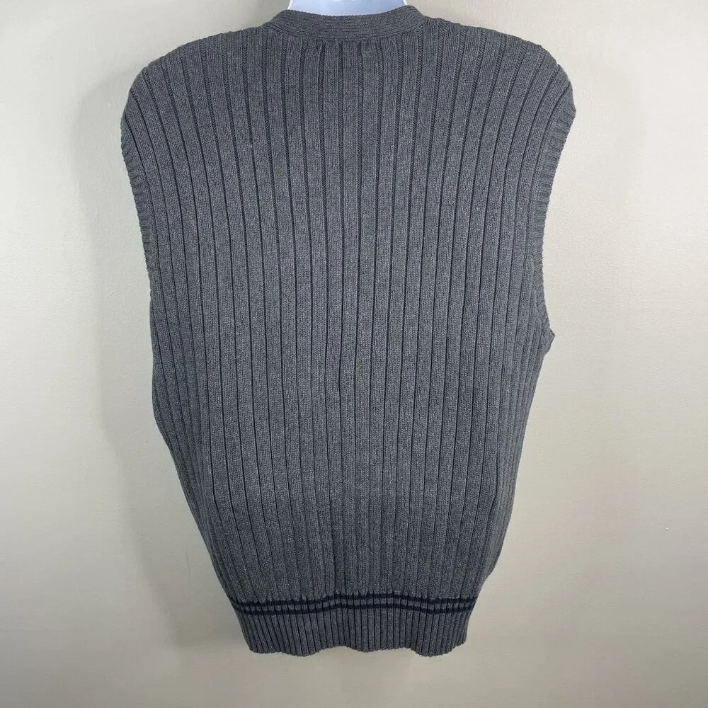 Vintage Heritage Preppy Cable Knit Sweater Vest XLarge Chunky Old Money Indie